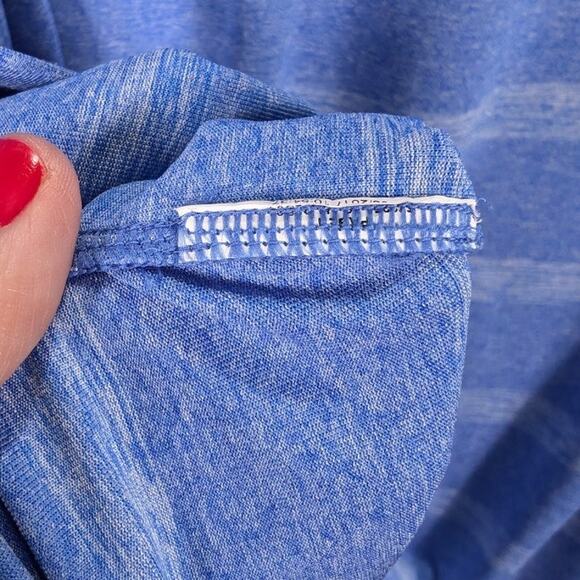 Puma Shirt Mens 2XL XXL Golf Polo Blue White Stripe Big Creek Branson Dry Cell - Picture 9 of 9